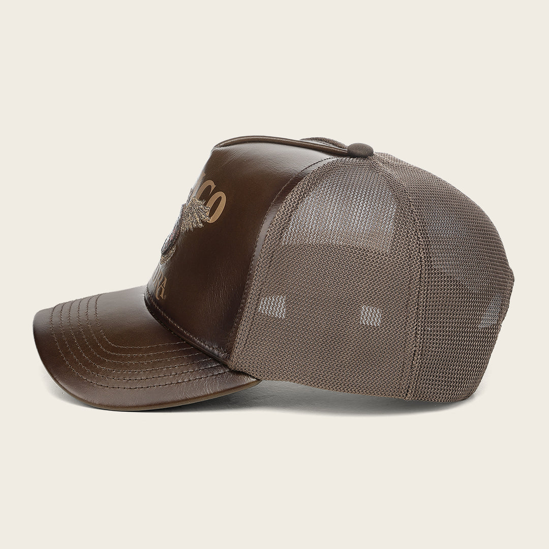 Cuadra World Cup Edition Mexico 2026 Men’s Leather Cap In Brown
