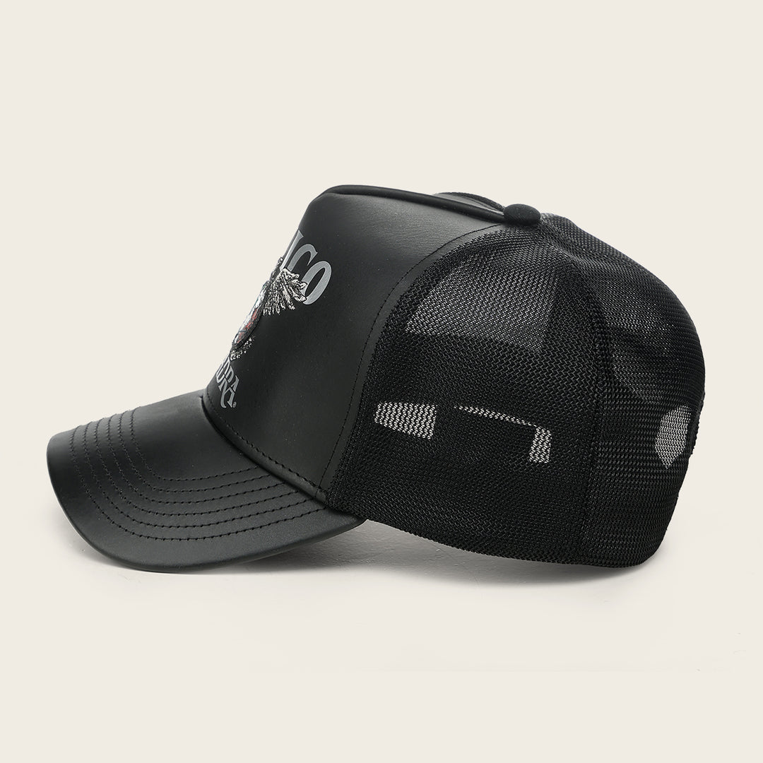 Cuadra World Cup Edition Mexico 2026 Men’s Leather Cap In Black
