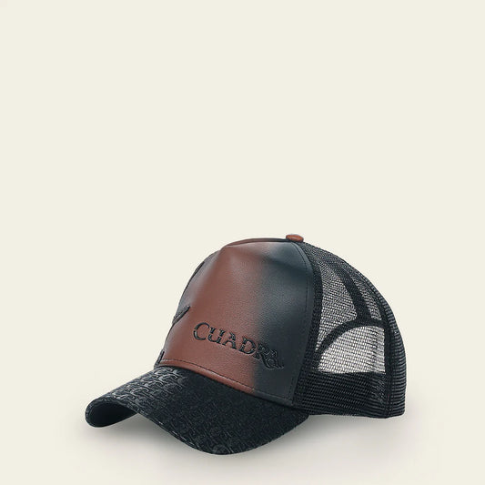 Cuadra Brown Alligator Inspiration Cap Snapback CC121