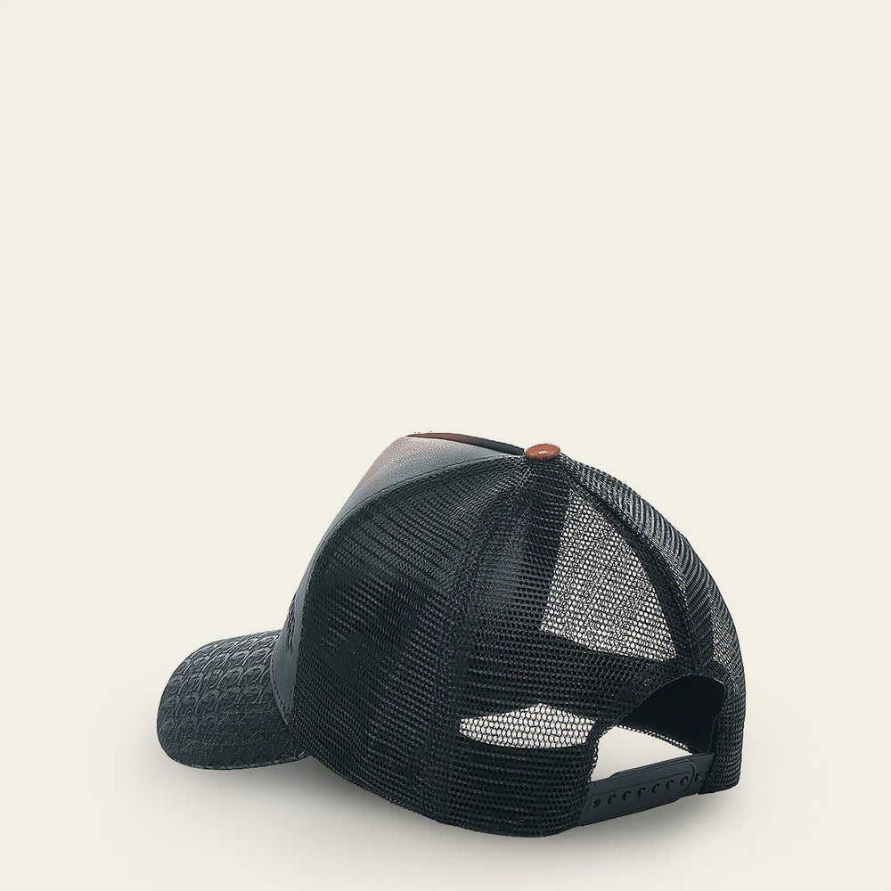 Cuadra Brown Alligator Inspiration Cap Snapback CC121
