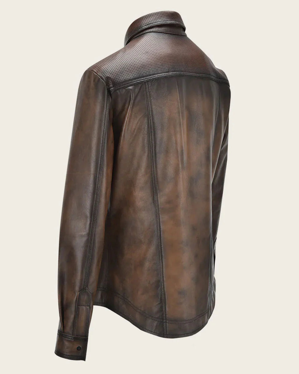 Cuadra Men's Brown Camisole Stitching Jacket JC256
