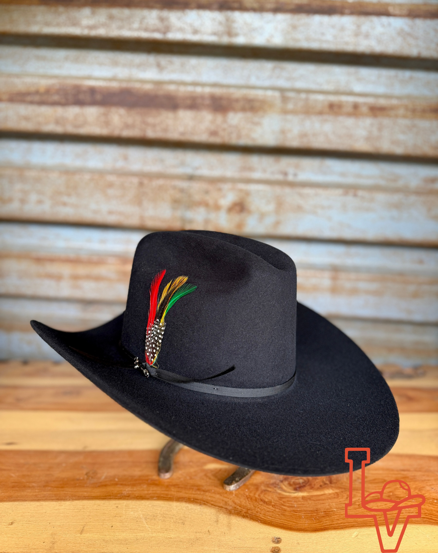 Stetson 6x Rancher Cowboy Felt Hat Black