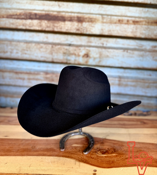 Stetson El Patron 48 Premier 30x Cowboy Felt Hat Black