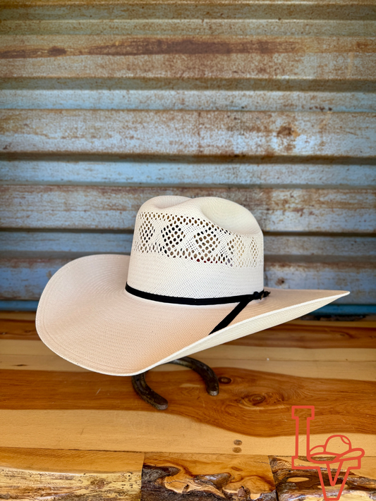 Resistol 20x Coyotee Creek Cowboy Hat Straw Hat Natural