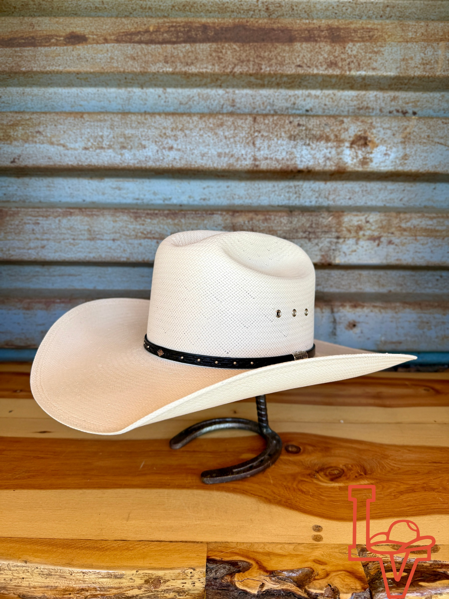 Stetson Hagerman 10x Straw Cowboy Hat Natural