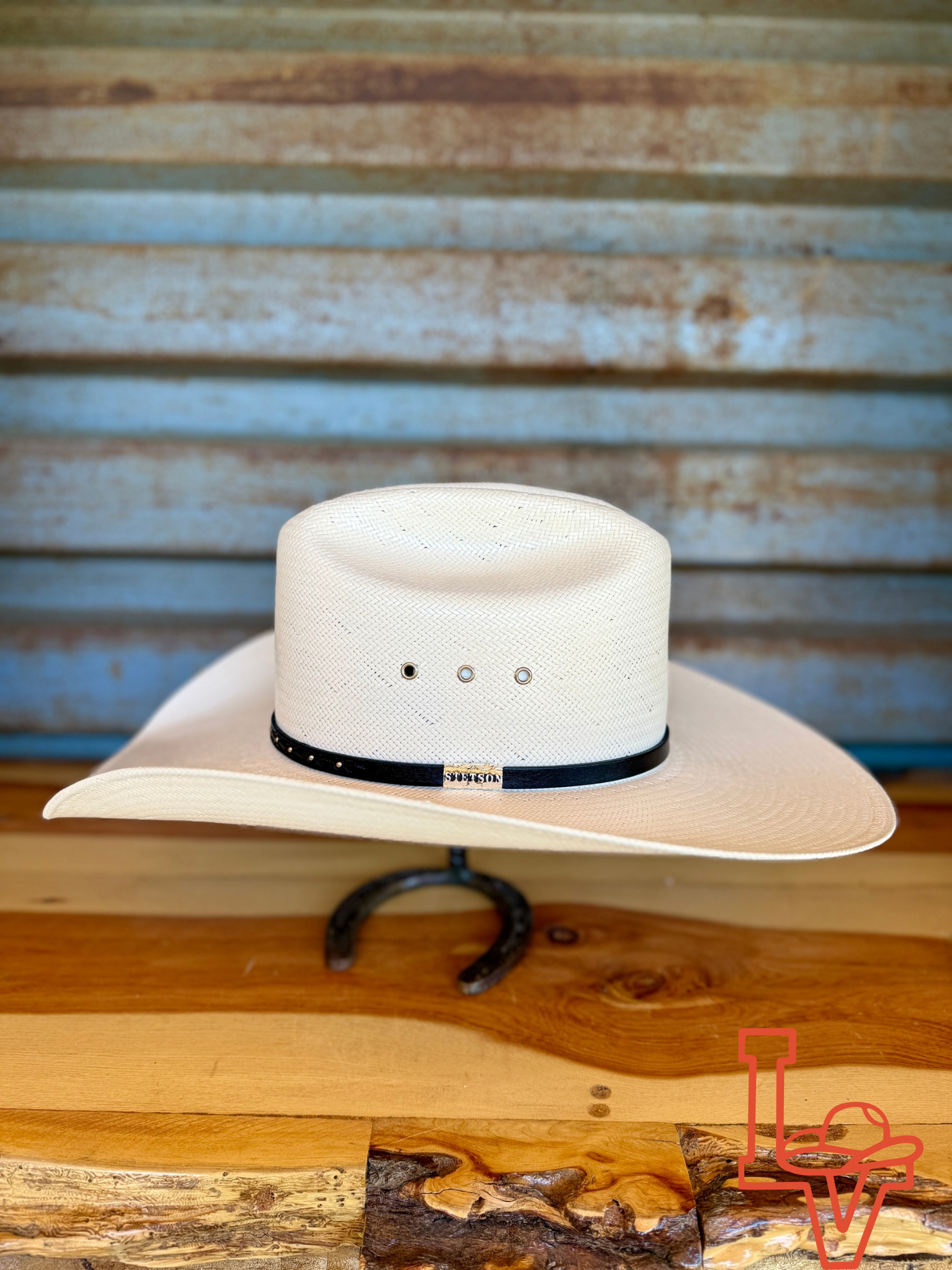 Stetson Hagerman 10x Straw Cowboy Hat Natural