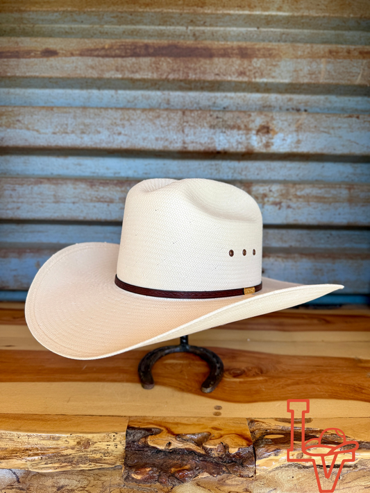 Stetson Maddock 10x Straw Cowboy Hat Natural
