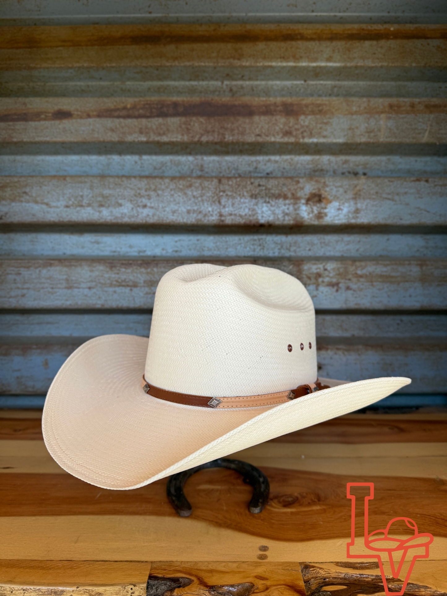 Stetson Grant 10x Straw Cowboy Hat Natural