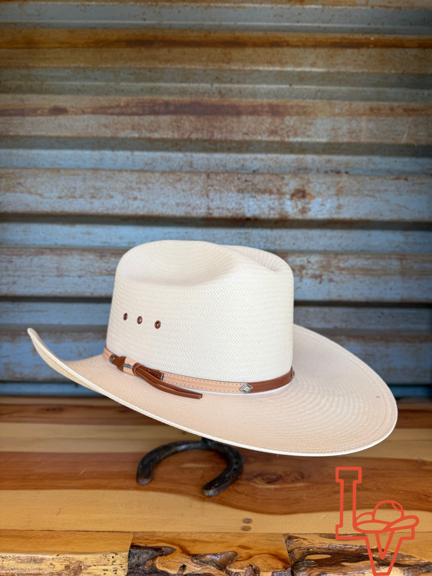 Stetson Grant 10x Straw Cowboy Hat Natural