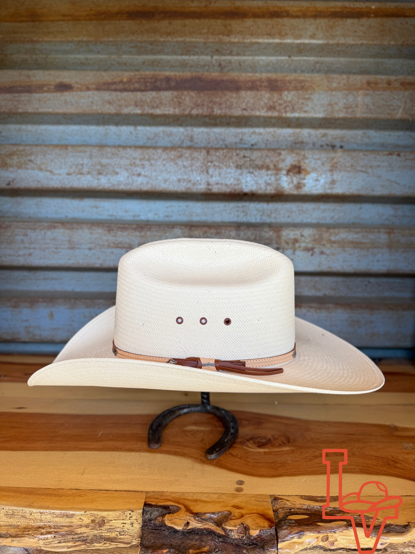 Stetson Grant 10x Straw Cowboy Hat Natural
