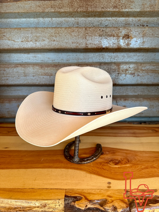 Resistol 10x Palo Duro N Cowboy  Straw Hat Natural