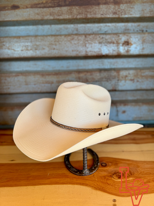 Resistol 10x Brixton Cowboy Hat Straw Hat Natural