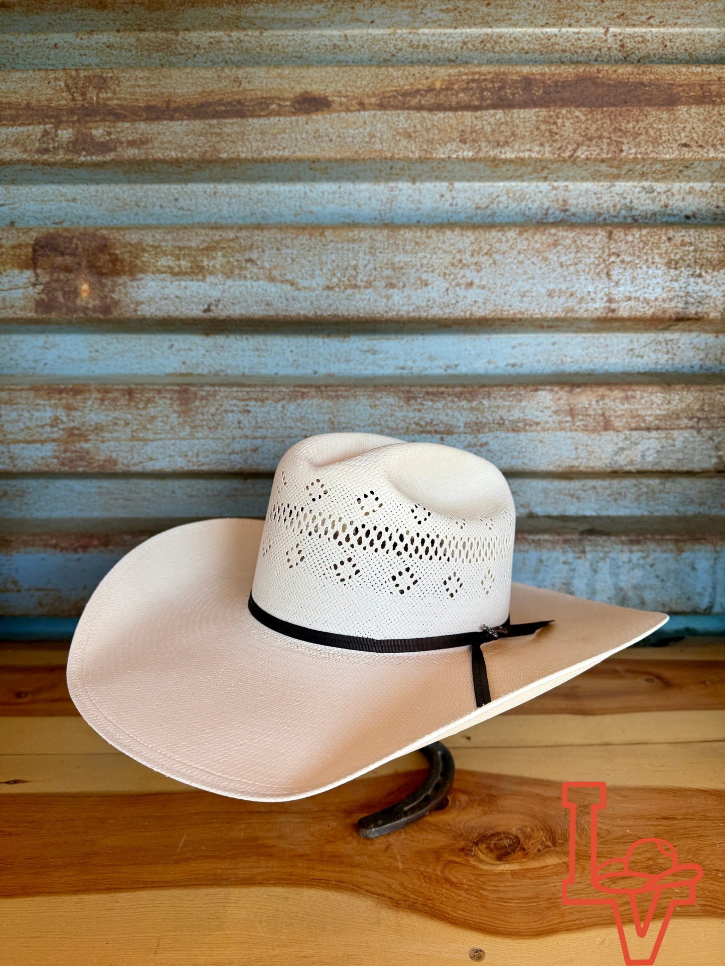 Stetson 20x Baker Cowboy Hat Straw Hat Natural