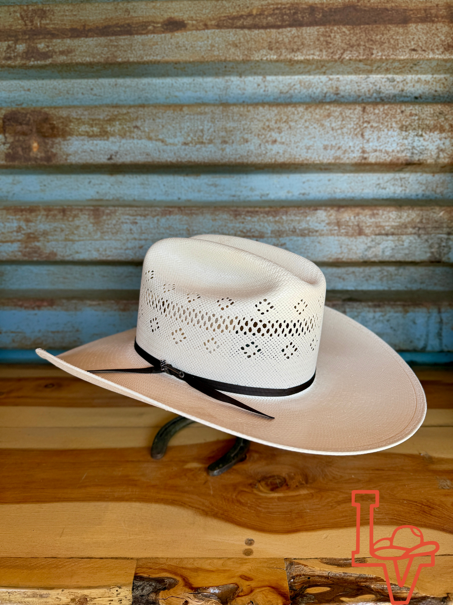 Stetson 20x Baker Cowboy Hat Straw Hat Natural