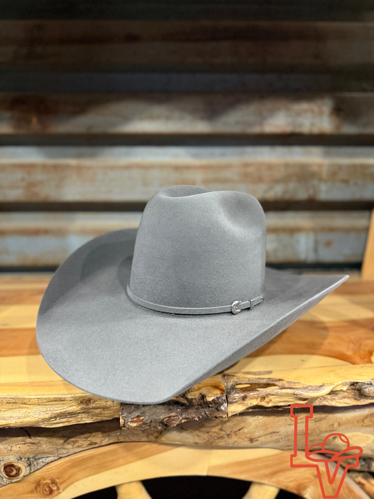 Rodeo King 10X Beaver Felt Hat Regular Crown Slate
