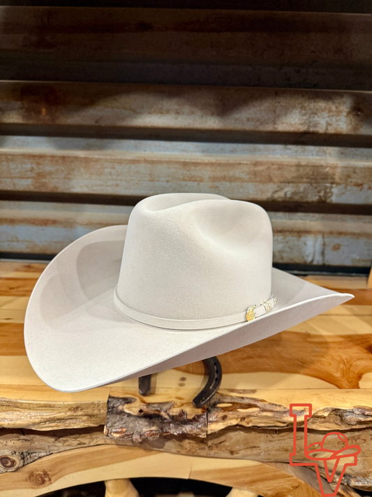 Stetson 77 Prestige GE El Presidente 100x Premier Cowboy Fur Felt Hat Western Copa Regular Crown Silverbelly