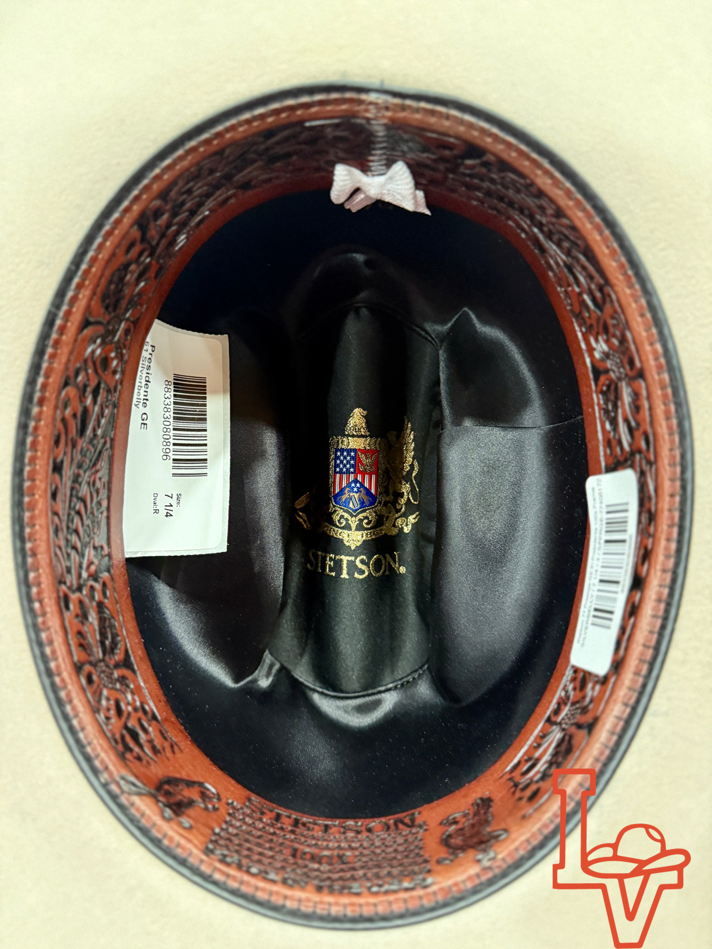 Stetson 77 Prestige GE El Presidente 100x Premier Cowboy Fur Felt Hat Western Copa Regular Crown Silverbelly