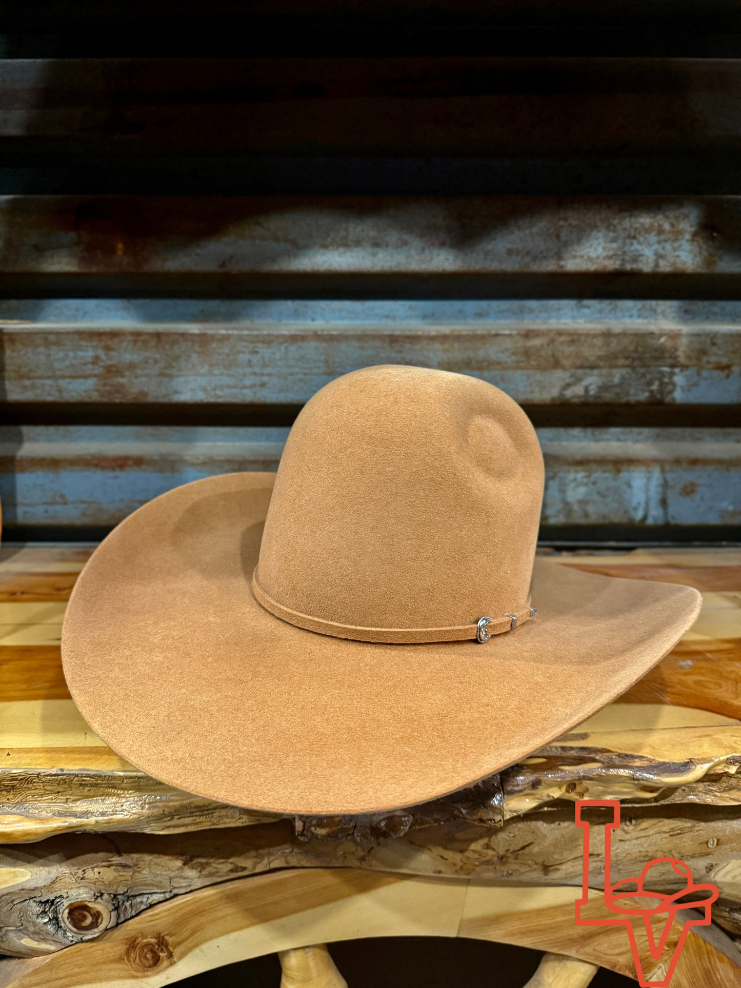 Rodeo King 7X Beaver Felt Hat Regular Crown Camel