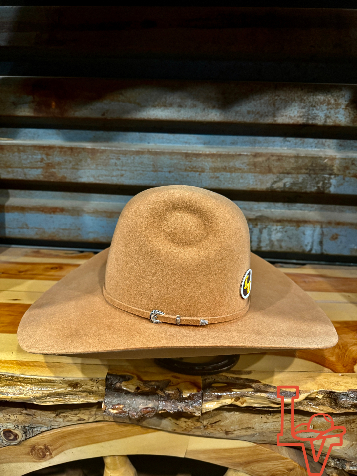 Rodeo King 7X Beaver Felt Hat Regular Crown Camel