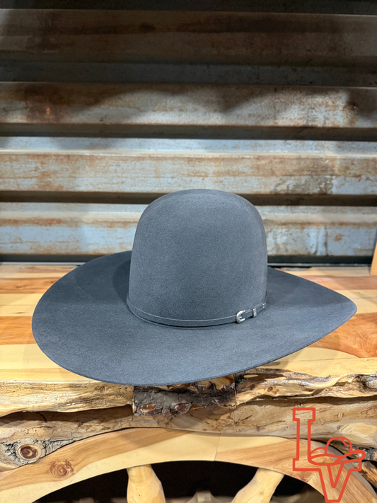 Rodeo King 10X Beaver Felt Hat Regular Crown Charcoal