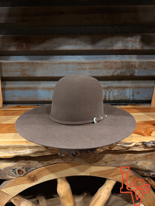 Tacchino 10X Beaver Fur Felt Hat 6" Regular Crown 4.25" Brim Mocha