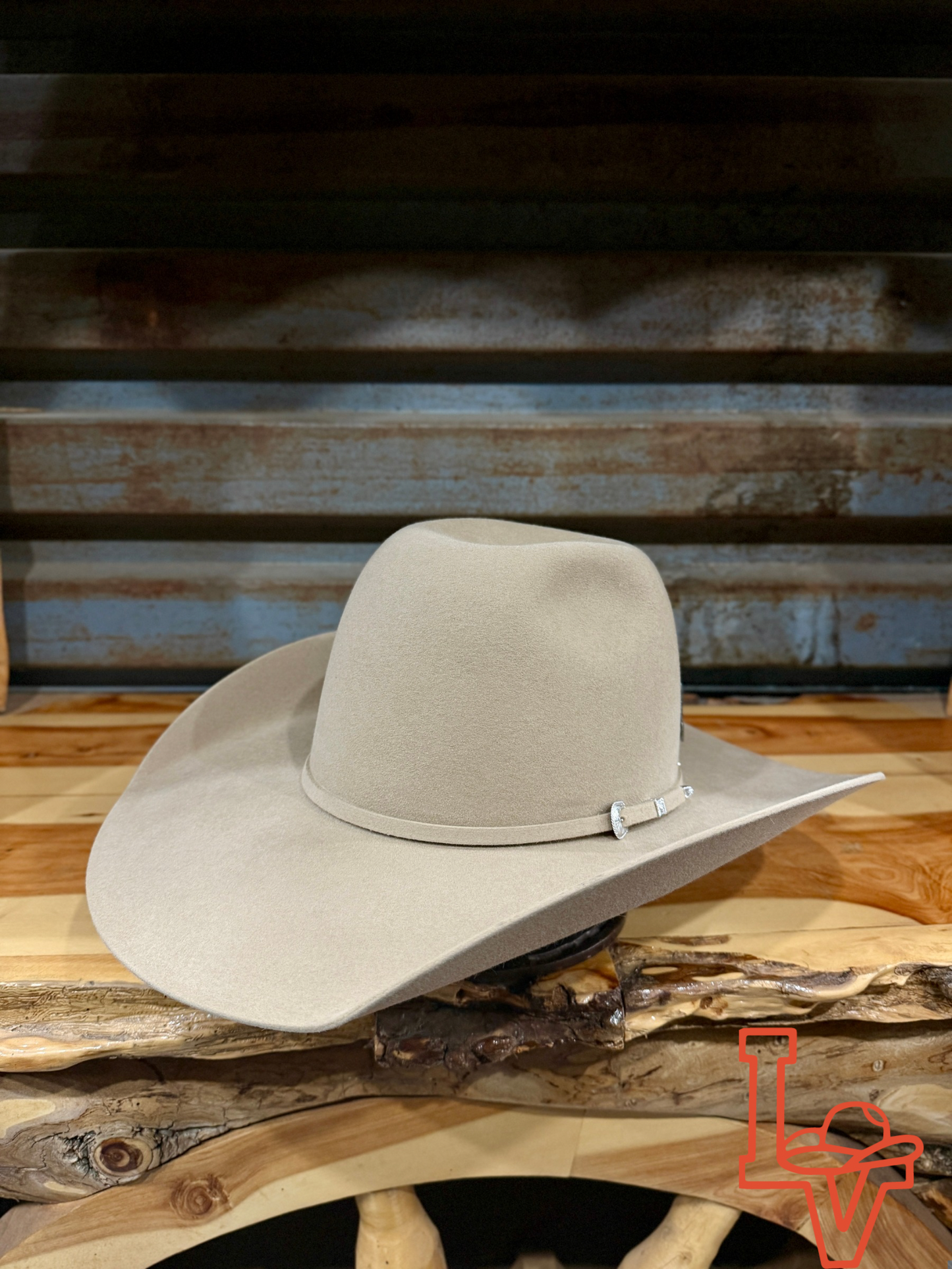 Tacchino 10X Beaver Fur Felt Hat 6" Regular Crown 4.25" Brim Sand