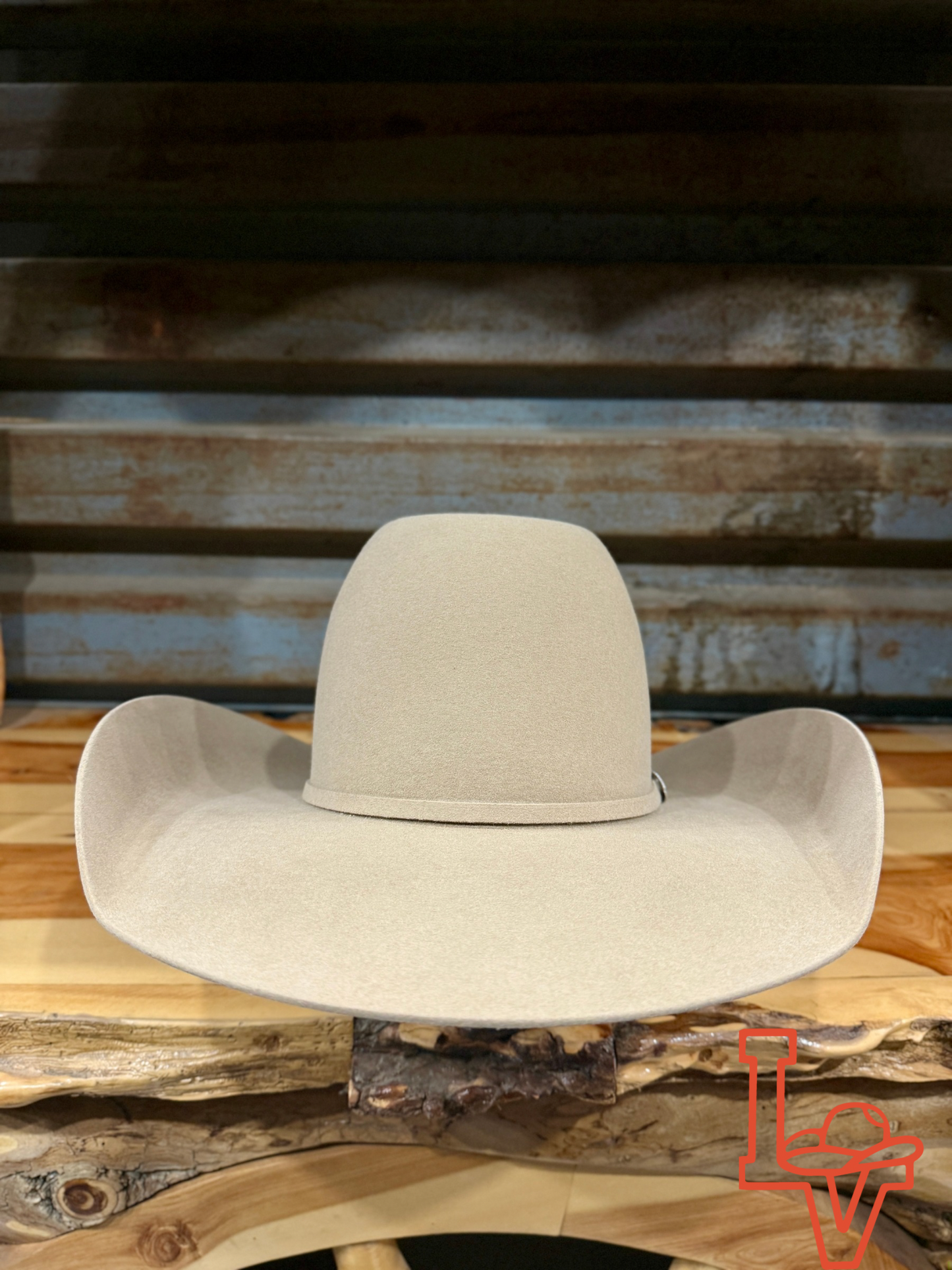 Tacchino 10X Beaver Fur Felt Hat 6" Regular Crown 4.25" Brim Sand