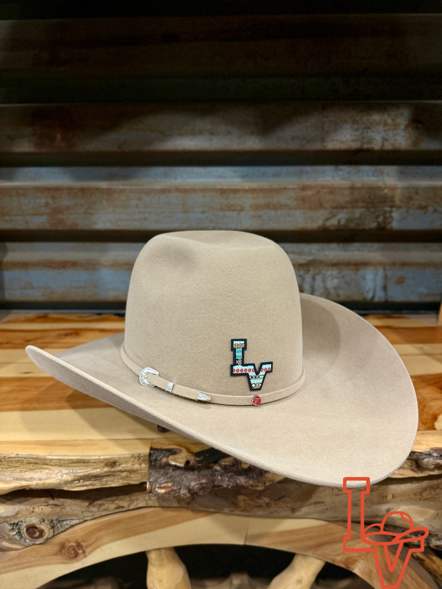 Tacchino 10X Beaver Fur Felt Hat 6" Regular Crown 4.25" Brim Sand