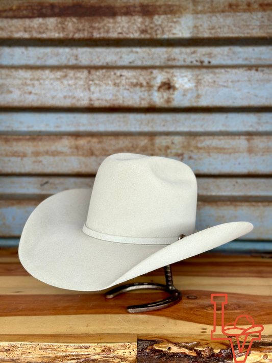 RESISTOL Lot de 6 chapeaux de cowboy en feutre The SP Cody Johnson, Noir/blanc RESISTOL Lot de 6 chapeaux de cowboy en feutre The SP Cody Johnson, Noir/blanc