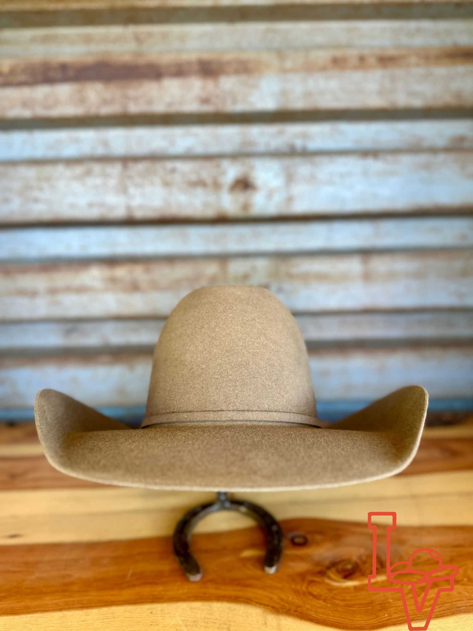 Resistol 10x Chute Boss Cowboy Hat Fur Felt Hat Regular Crown Dunn