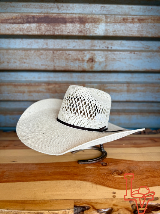 Twister Straw Hat Regular Crown Jute Cream