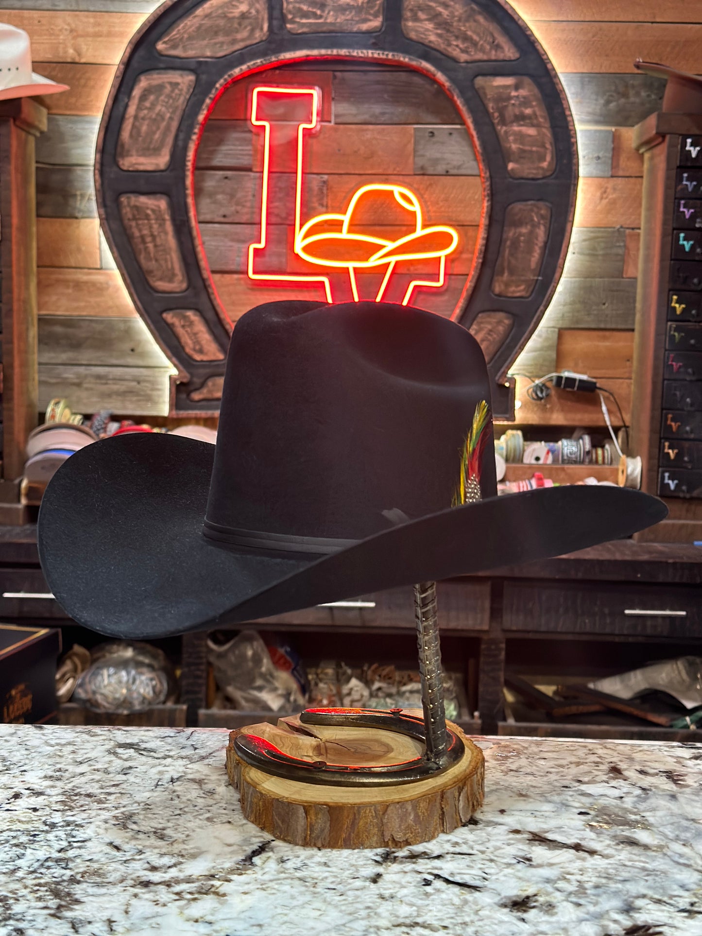 Stetson 6x Rancher Cowboy Felt Hat Black – Los Vaqueros Western Wear