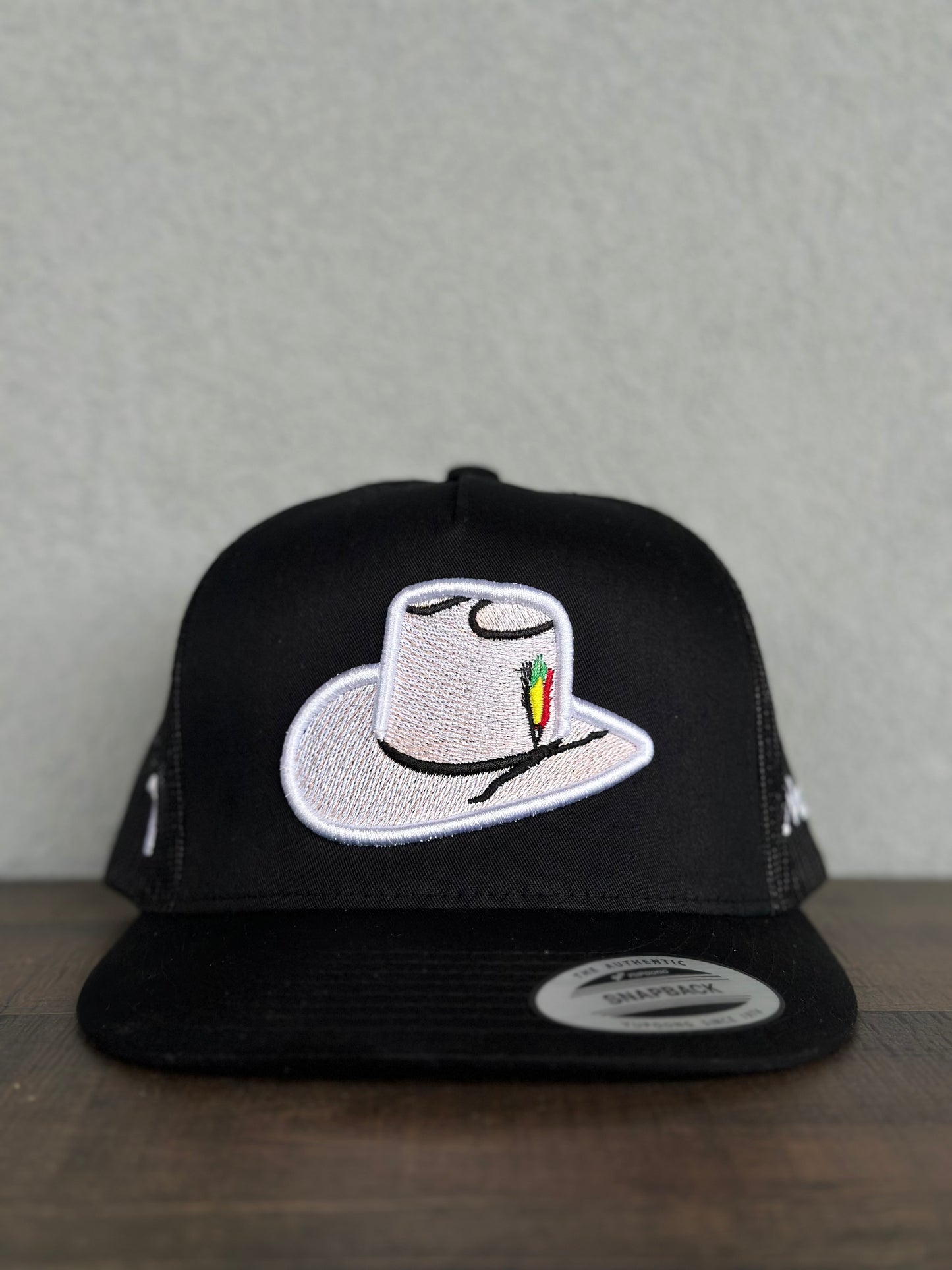 Los Vaqueros Sombrerito Belico Snapback Black