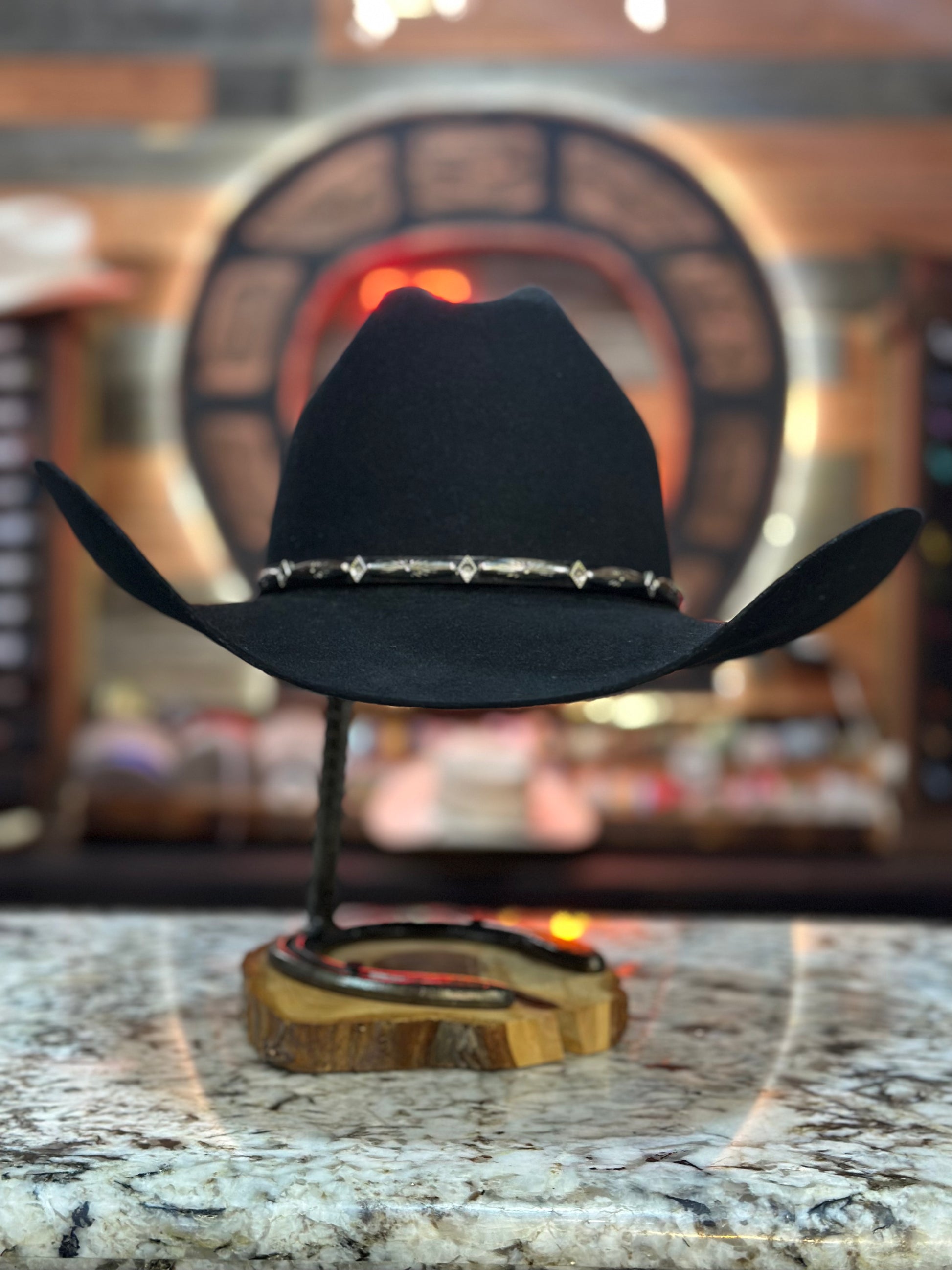 Stetson Del Norte 6x Felt Cowboy Hat Black Los Vaqueros Western Wear