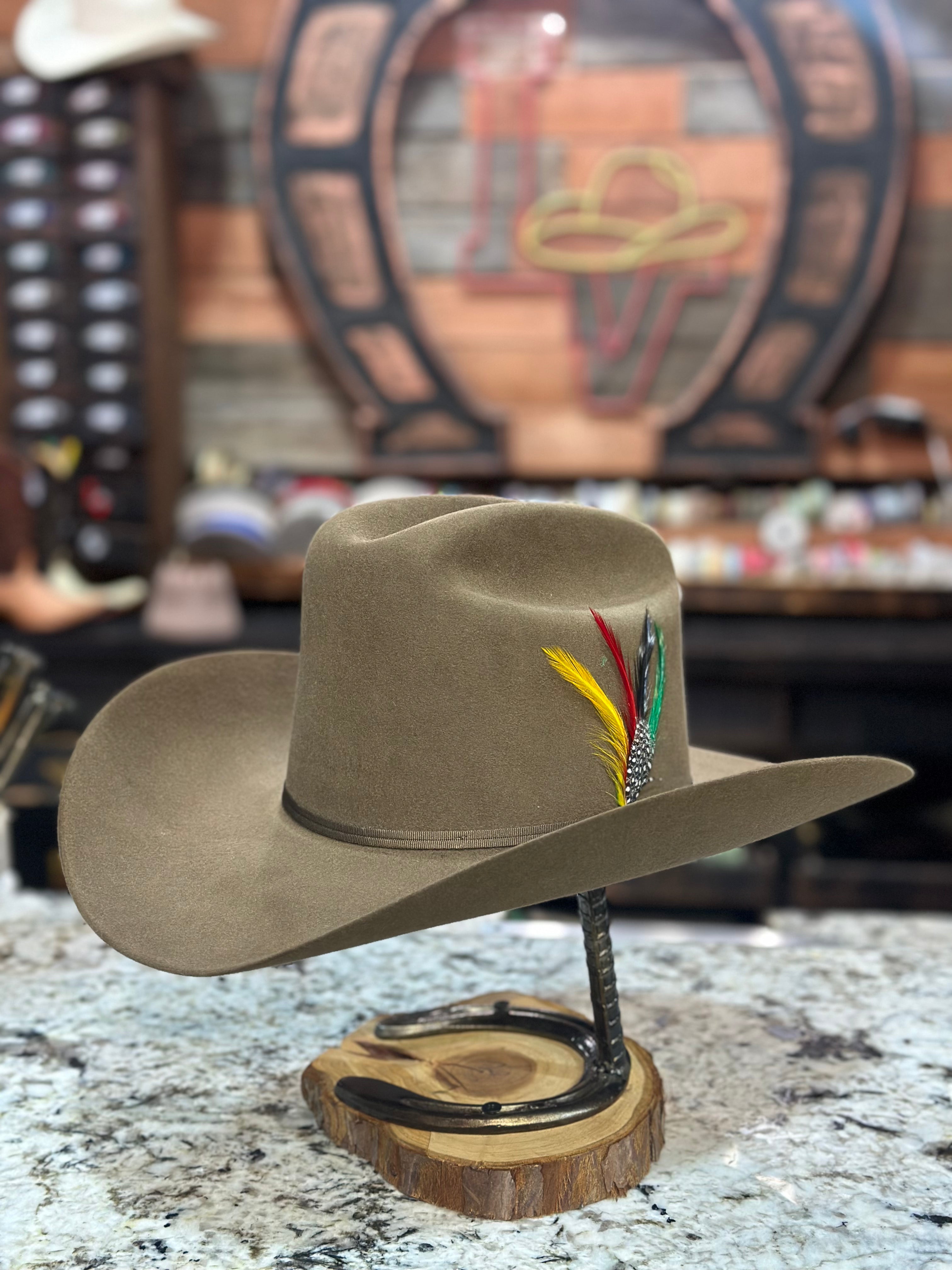Stetson 6x Rancher Cowboy Felt Hat Regular Crown Acorn – Los Vaqueros ...