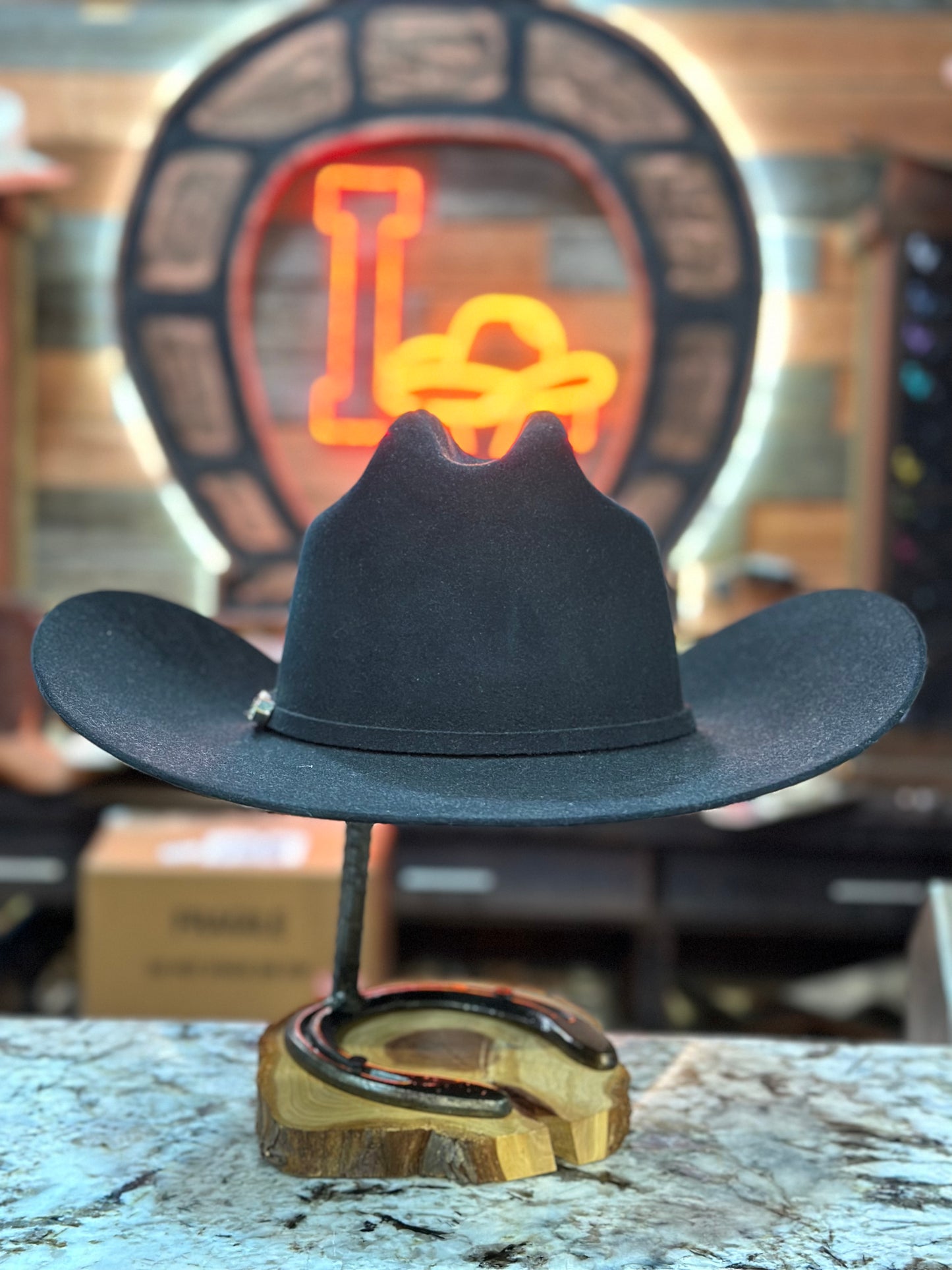 Stetson 6x Monarca Cowboy Felt Hat Black