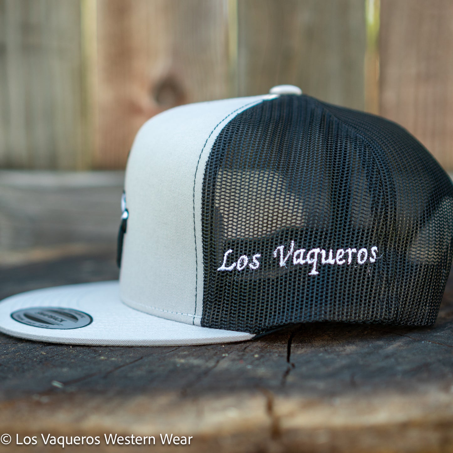 Los Vaqueros Sombrerito LV Logo Snapback Light Grey/Black