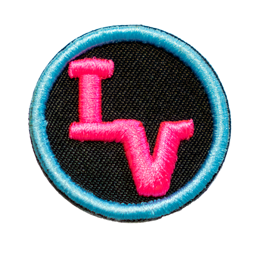 Los Vaqueros LV Circle Patch Pink/Turquoise