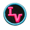 Los Vaqueros LV Circle Patch Pink/Turquoise