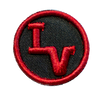 Los Vaqueros LV Circle Patch Red