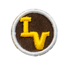 Los Vaqueros LV Circle Patch Yellow