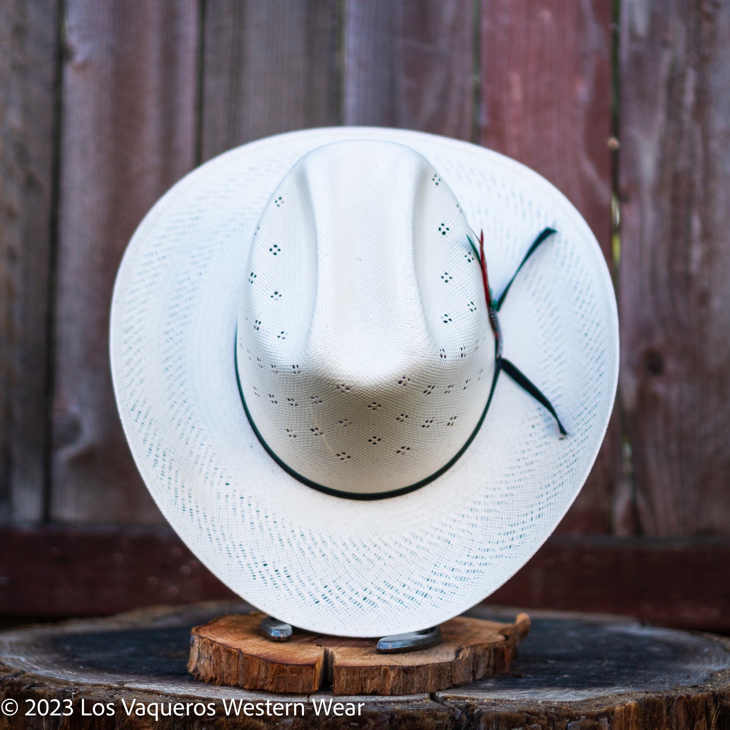 Laredo Straw Hat Tall Crown Estilo Sinaloa Conley Blanco