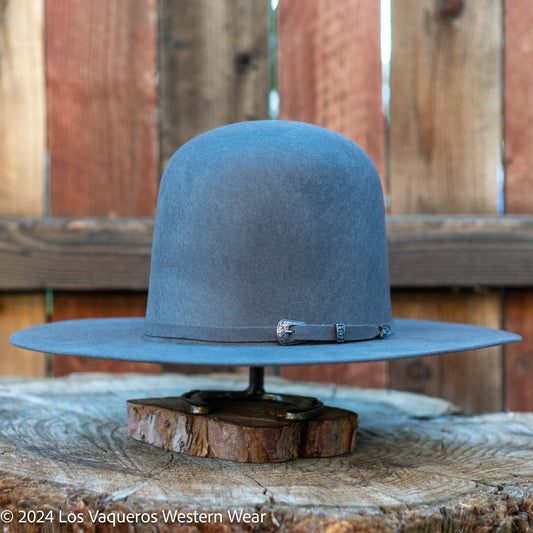 Laredo Wool Felt Hat Open Tall Crown Charcoal