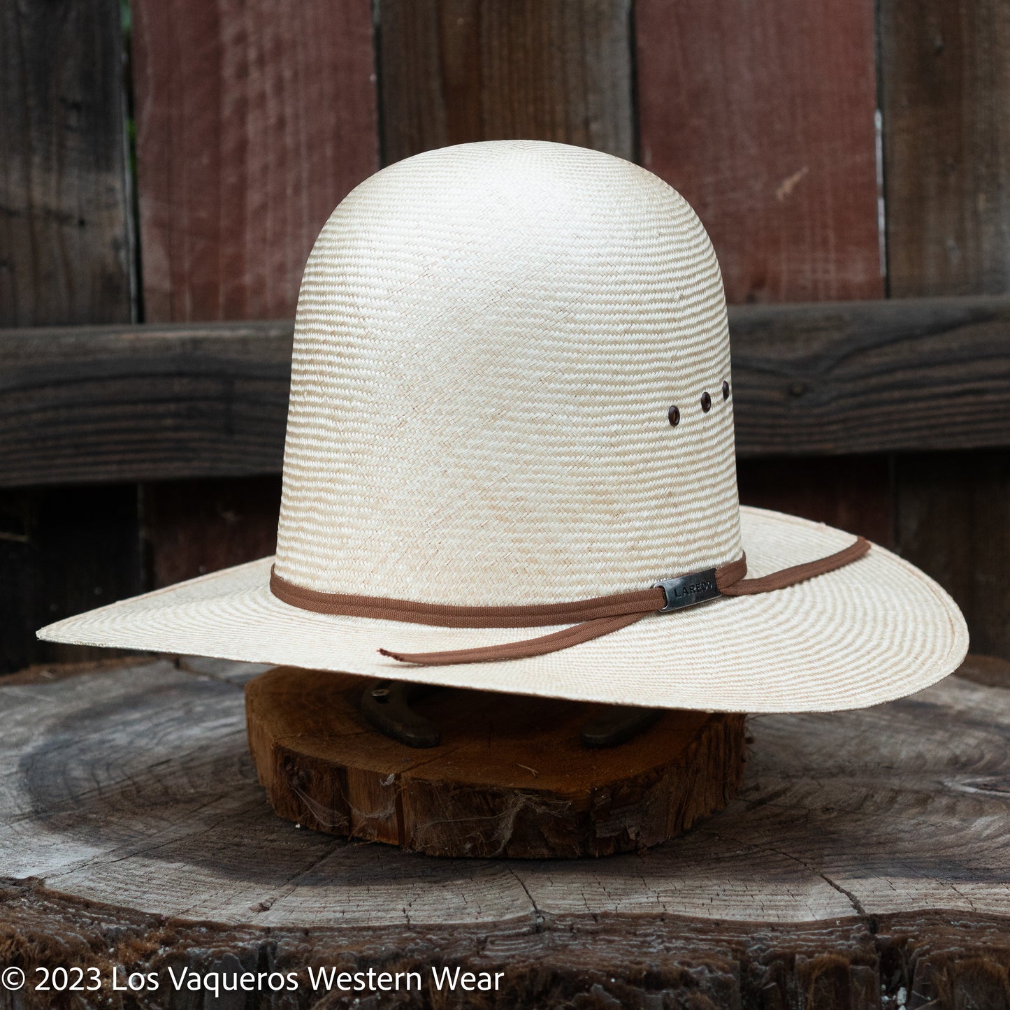 Laredo Straw Hat Tall Crown Panama Tan