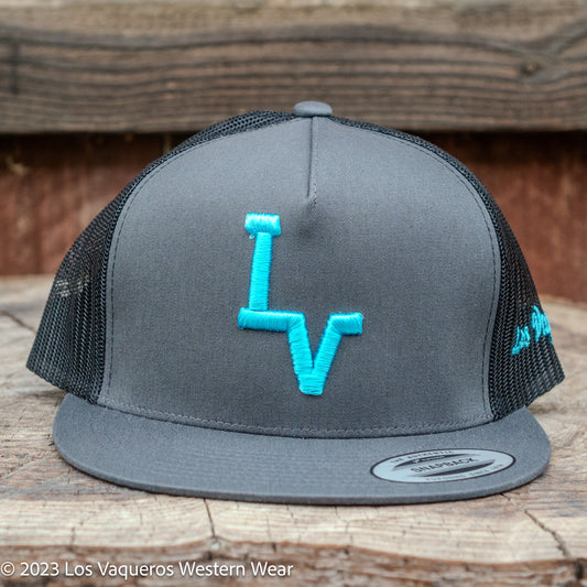 Los Vaqueros LV Logo Snapback Grey/Black
