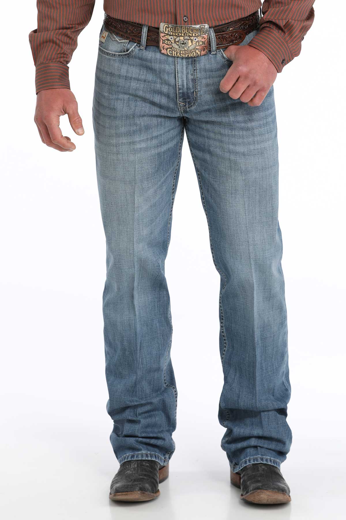 Cinch Men's Grant Jeans Medium Stone