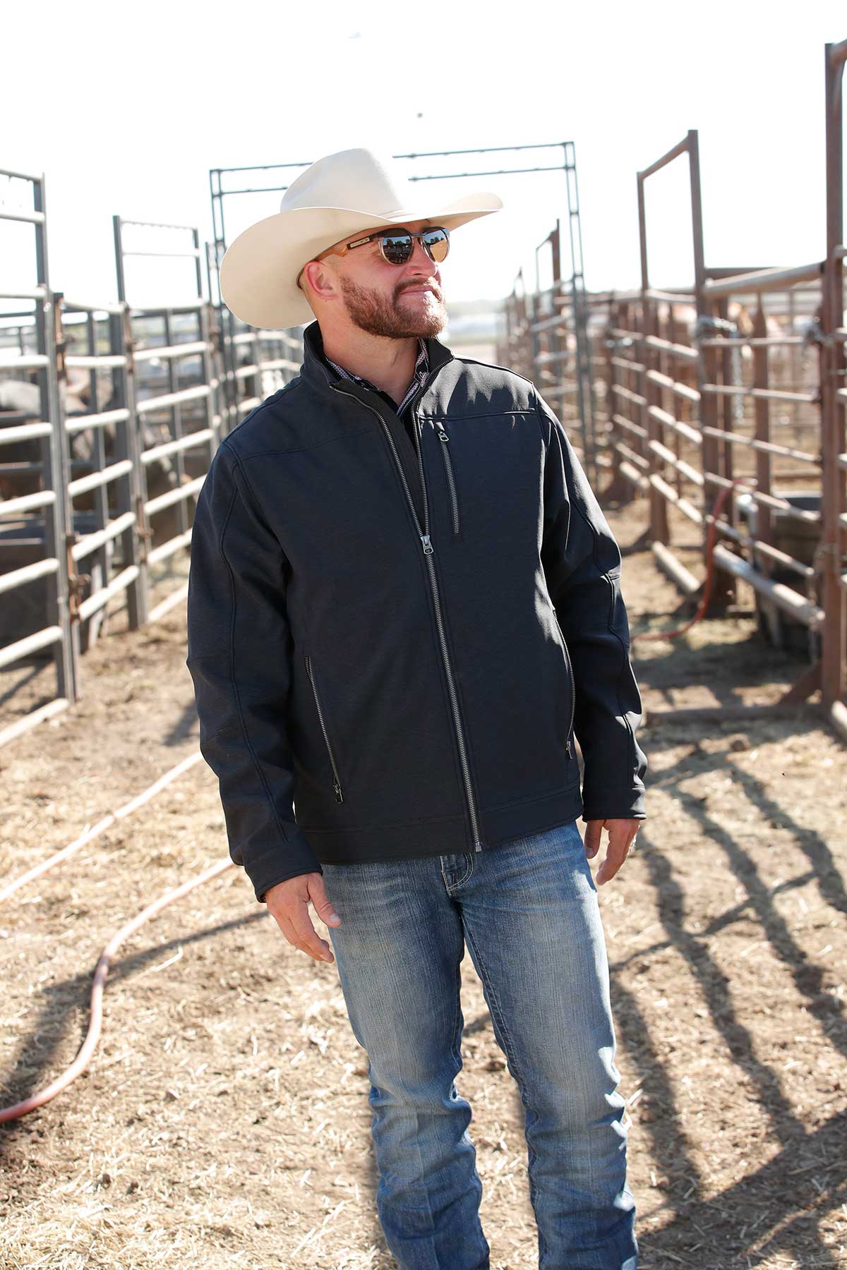 Cinch Men's Concealed Carry Bonded Jacket Black