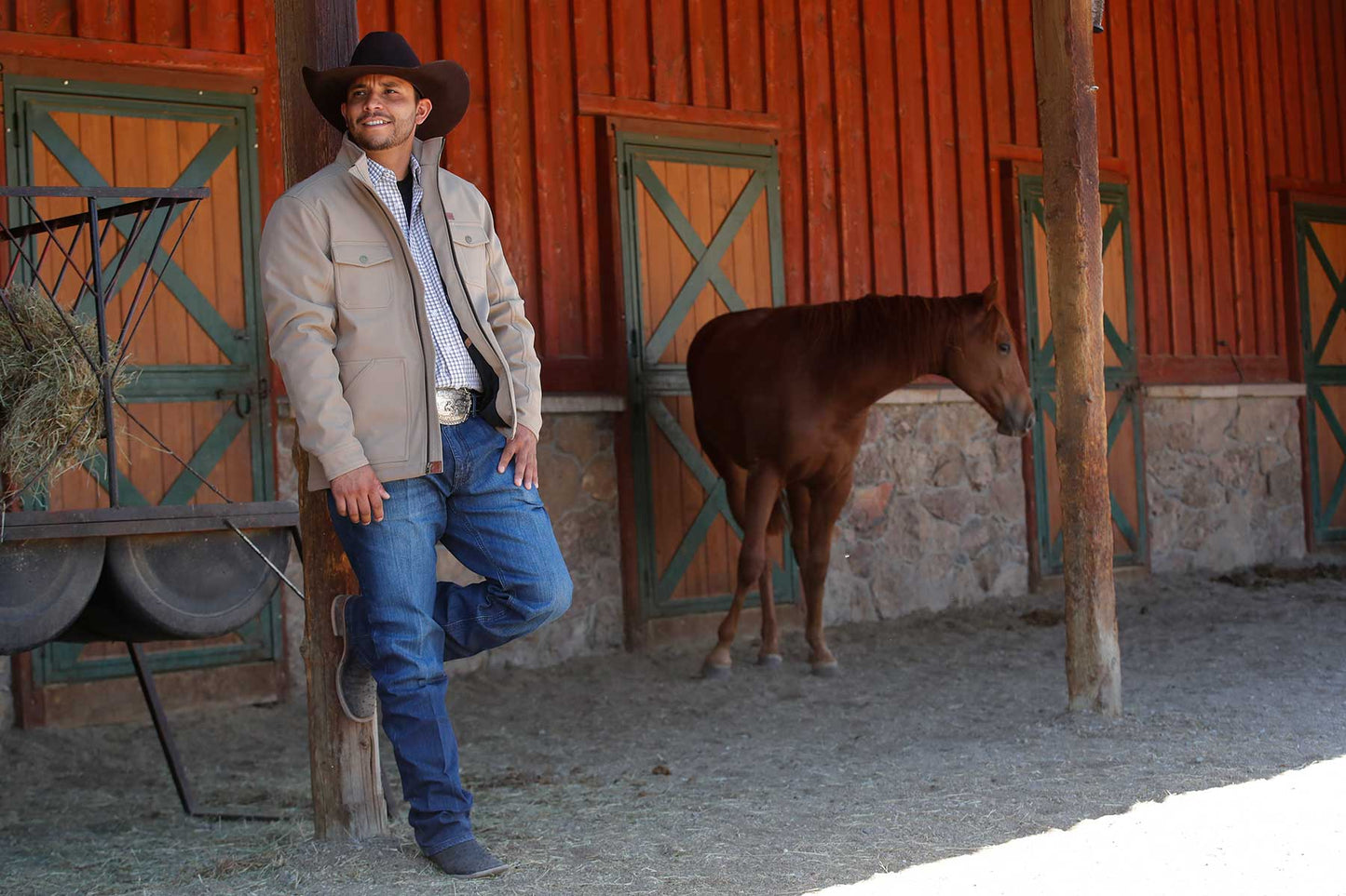 Cinch Men's Concealed Carry Bonded Jacket Stone