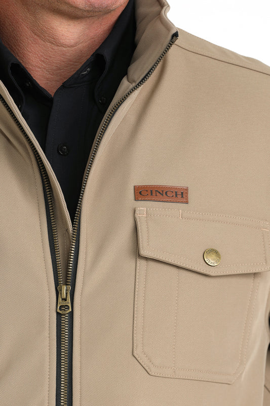 Cinch Men's Concealed Carry Bonded Jacket Stone
