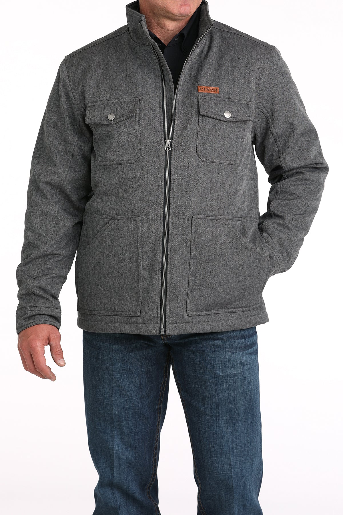 Cinch Men's Concealed Carry Bonded Jacket Black